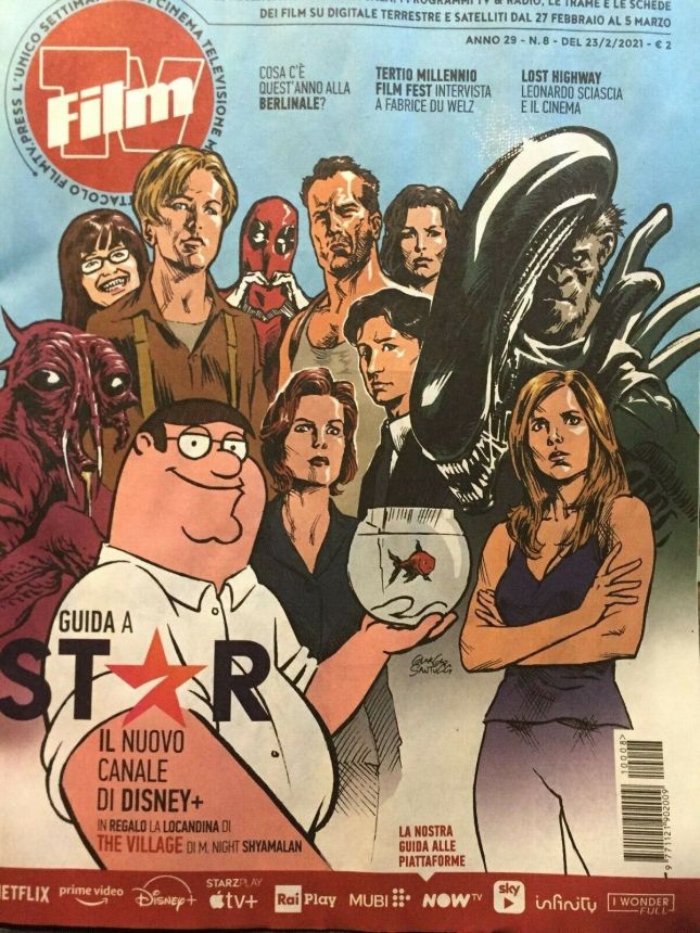 FILM TV magazine side cover Issue 8 23 February 2021