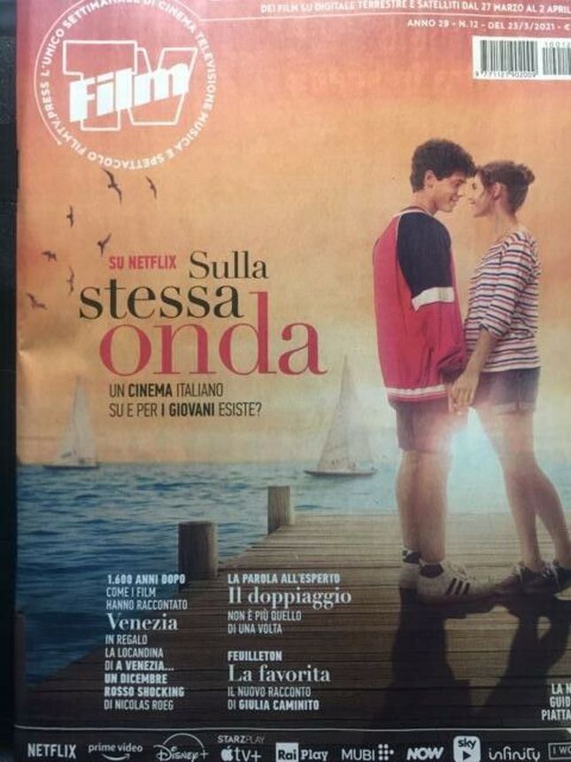 FILM TV magazine side cover Issue 12 23 March 2021