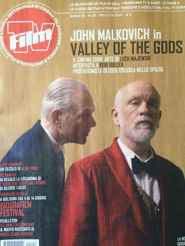 FILM TV magazine side cover Issue 22 1 June 2021