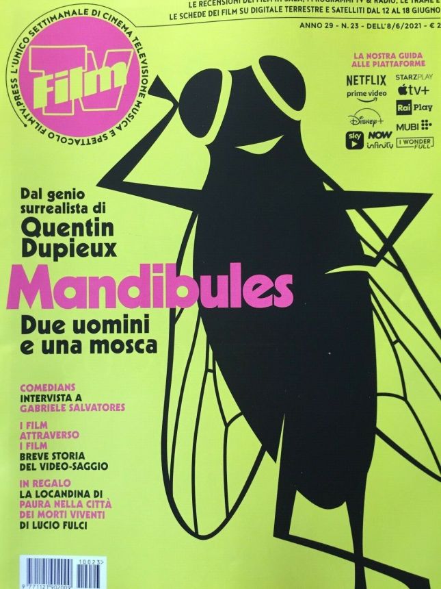 FILM TV magazine side cover Issue 23 8 June 2021
