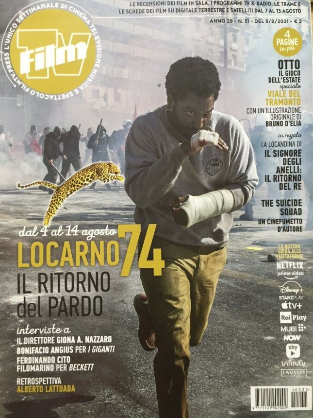 FILM TV magazine side cover Issue 31 3 August 2021