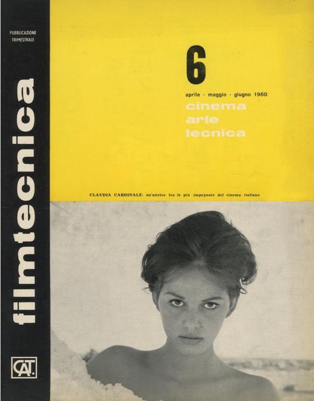 FILMTECNICA magazine side cover Issue 6  April/June 1960