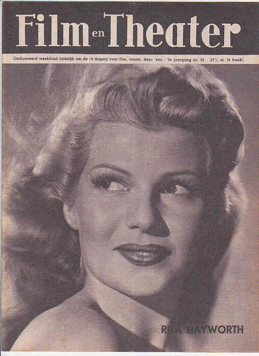 FILM EN THEATER magazine side cover Issue 25 6 December 1947