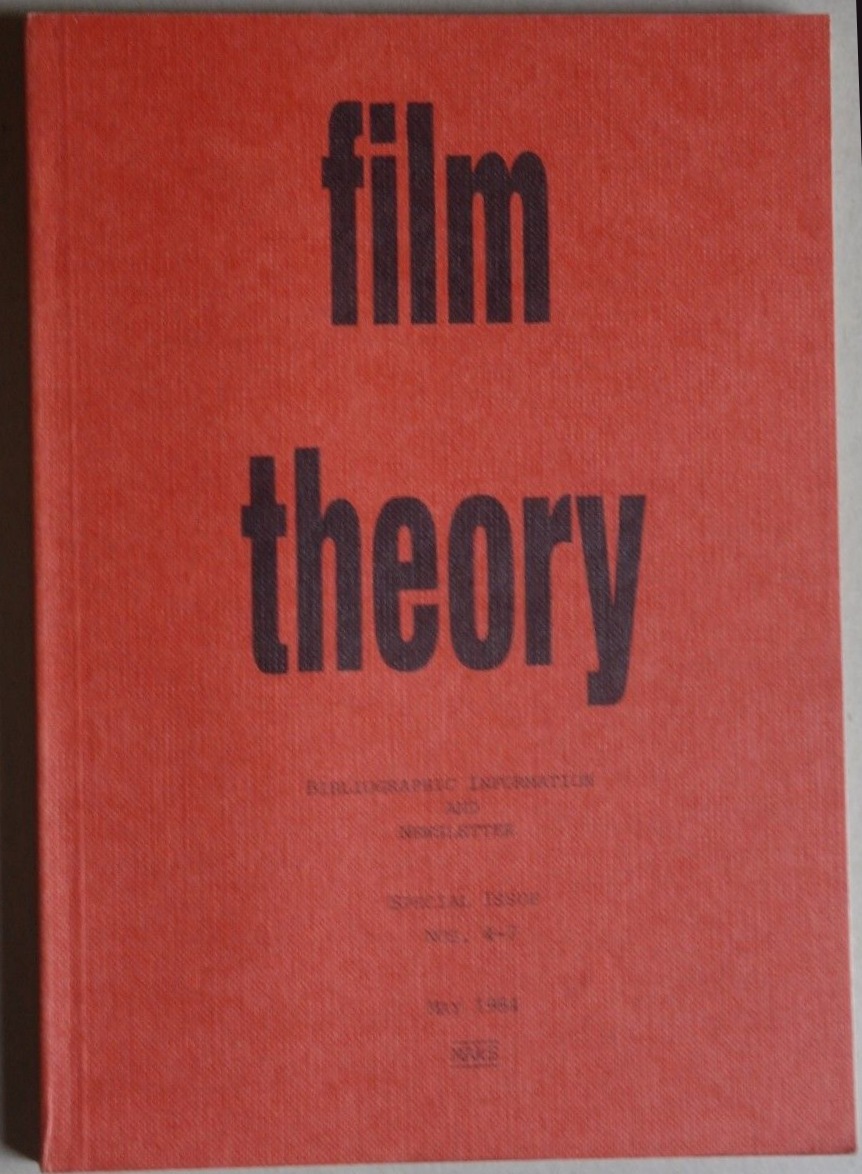 FILM THEORY magazine side cover Issue 4-7  May 1984