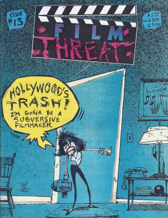 FILM THREAT magazine side cover Issue 13  1987