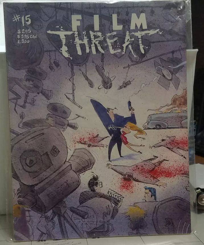 FILM THREAT magazine side cover Issue 15  1988