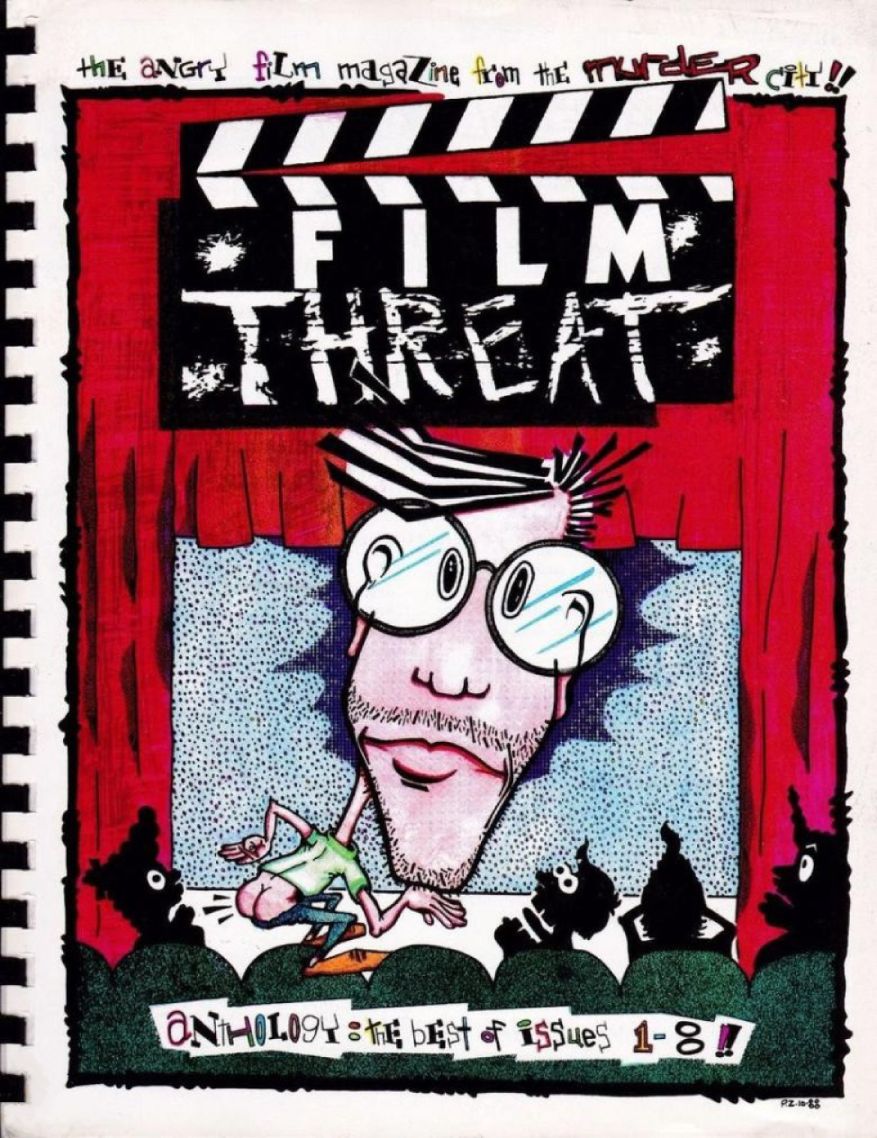 FILM THREAT magazine side cover  Best of issues 1-8   1989