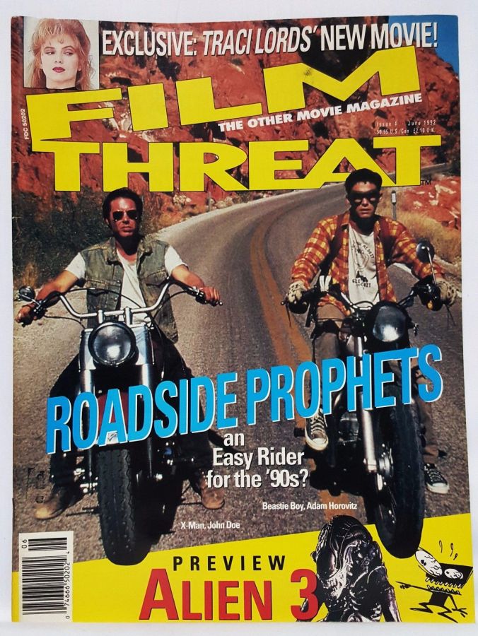 FILM THREAT magazine side cover Issue 4 June 1992