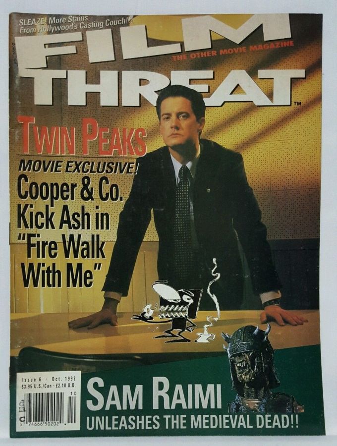 FILM THREAT magazine side cover Issue 6 October 1992