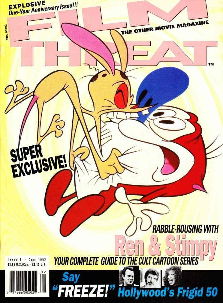 FILM THREAT magazine side cover Issue 7 December 1992
