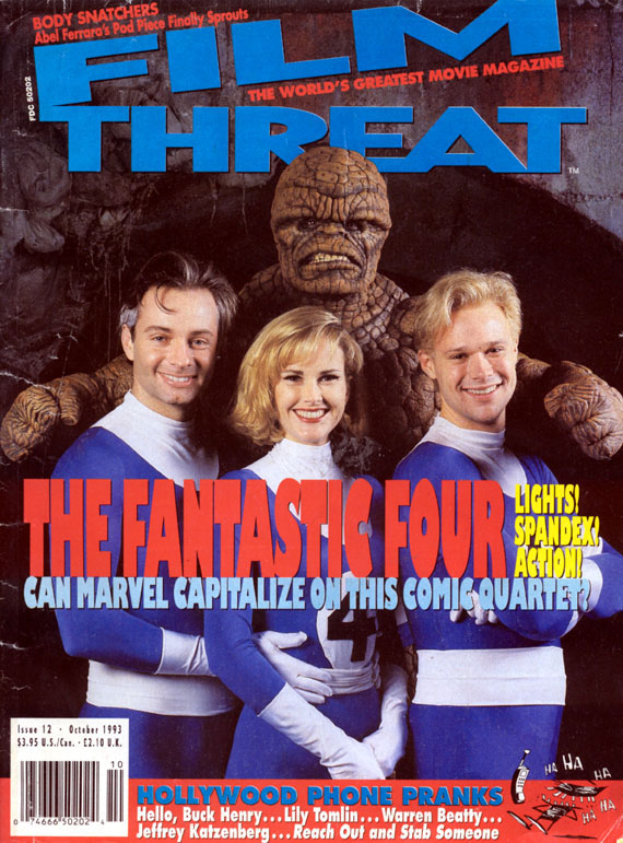 FILM THREAT magazine side cover Issue 12 October 1993