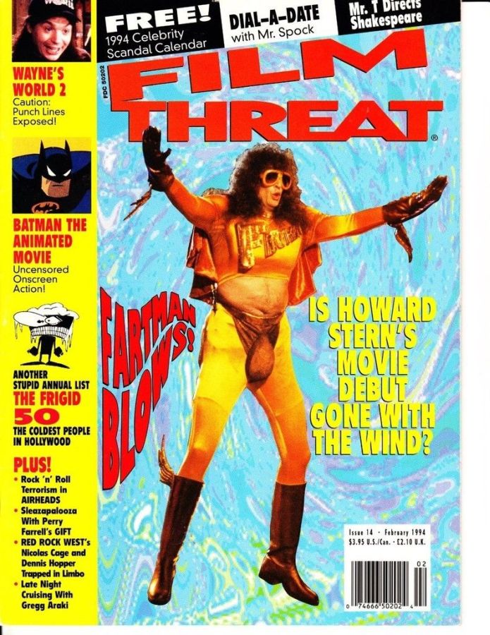 FILM THREAT magazine side cover Issue 14 February 1994