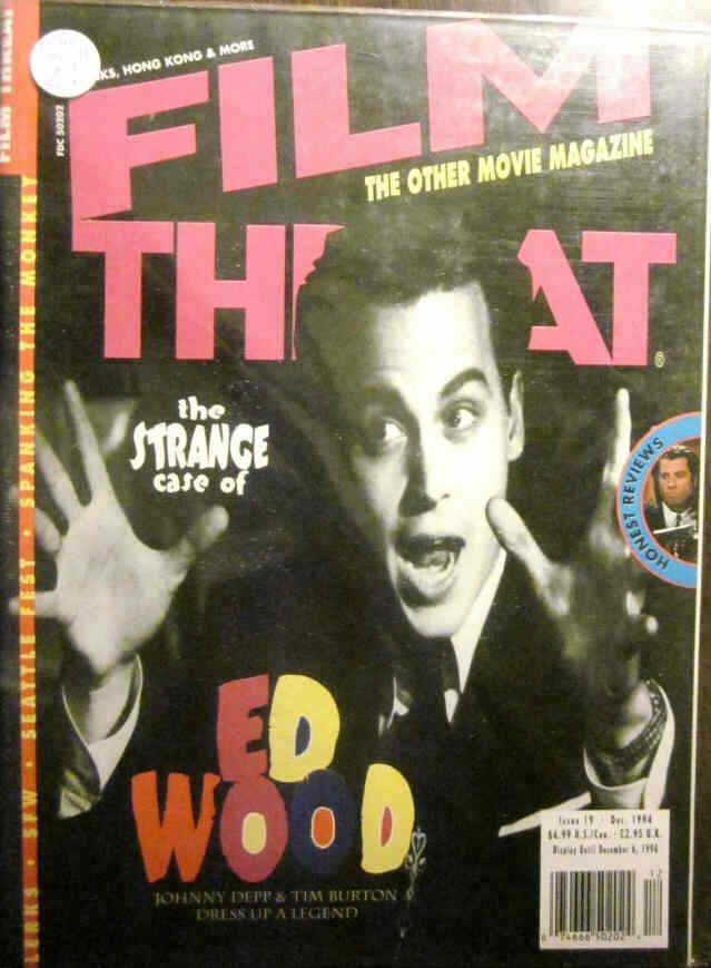 FILM THREAT magazine side cover Issue 19 December 1994
