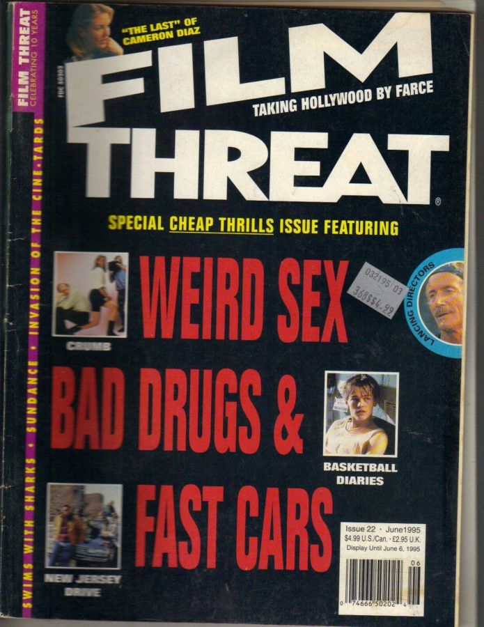 FILM THREAT magazine side cover Issue 22 June 1995