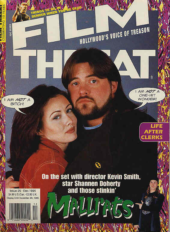 FILM THREAT magazine side cover Issue 25 December 1995