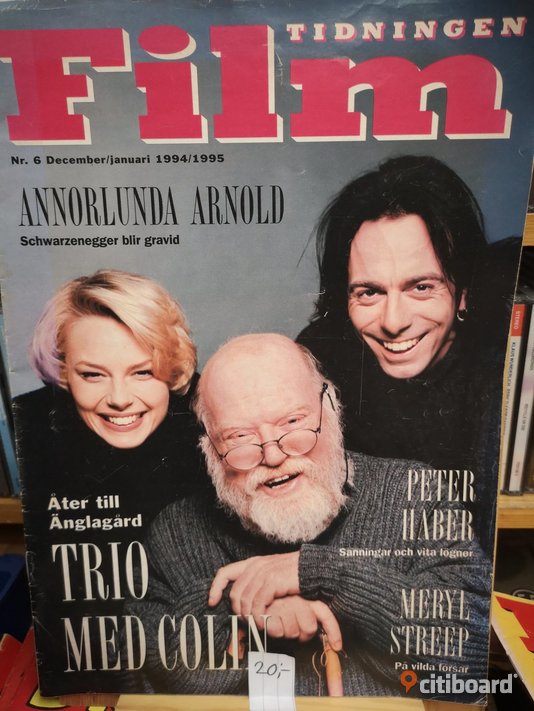 FILM TIDNINGEN magazine side cover Issue 6  December 1994/ January 1995 