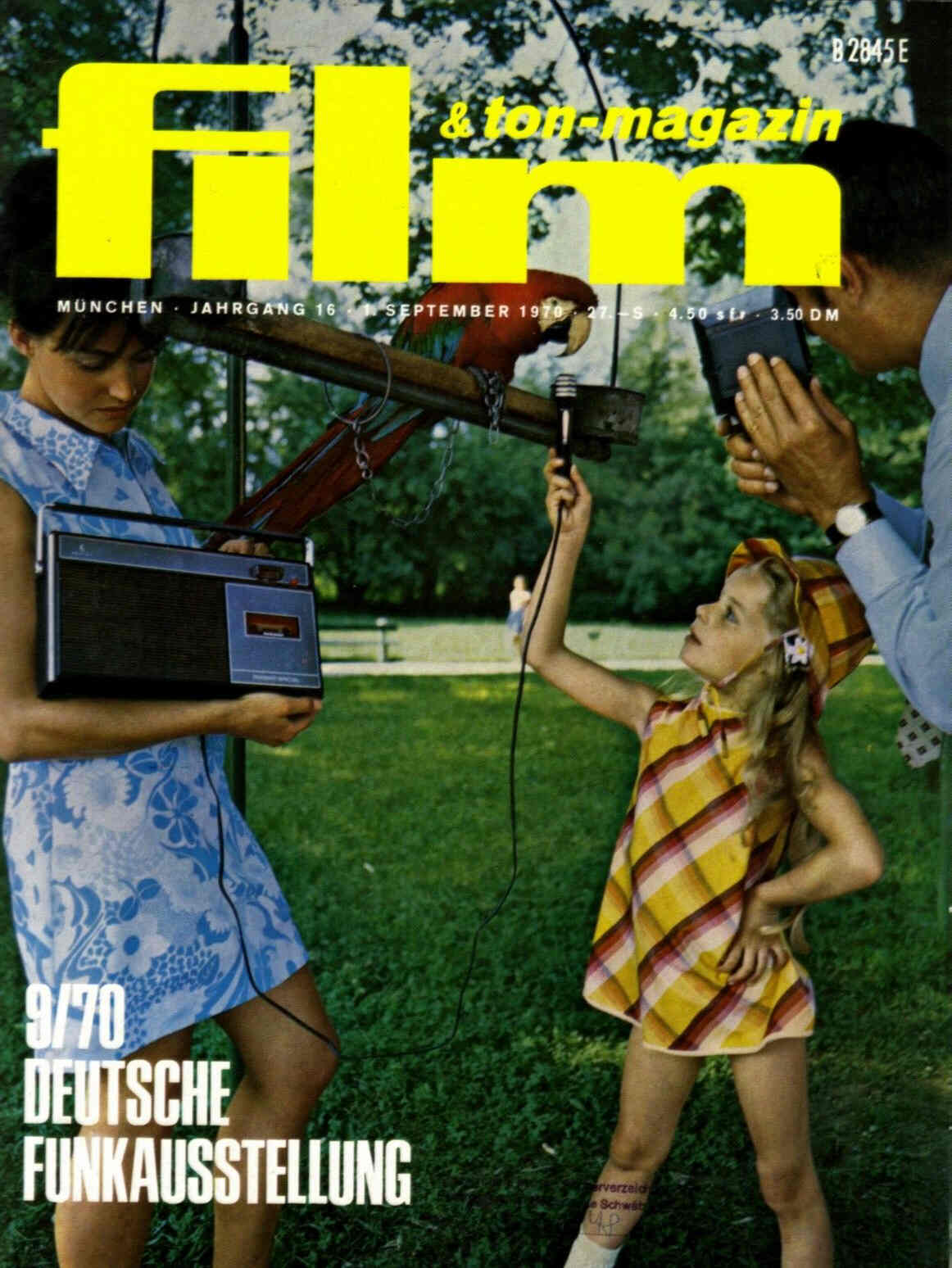 FILM UND TON-MAGAZIN magazine side cover September 1970