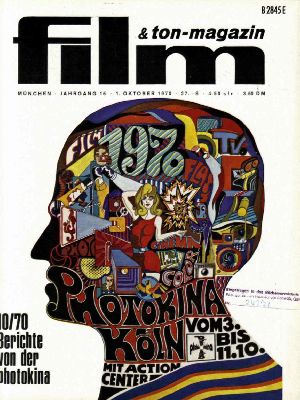 FILM UND TON-MAGAZIN magazine side cover October 1970