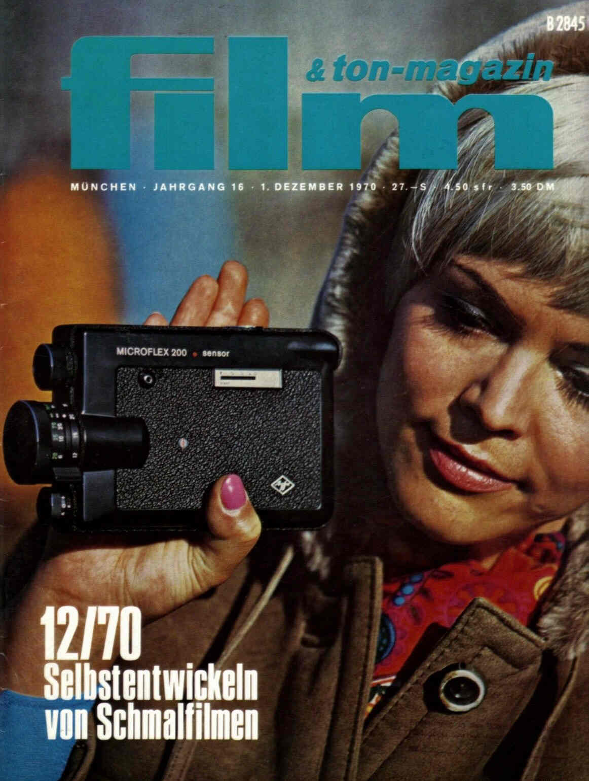FILM UND TON-MAGAZIN magazine side cover December 1970
