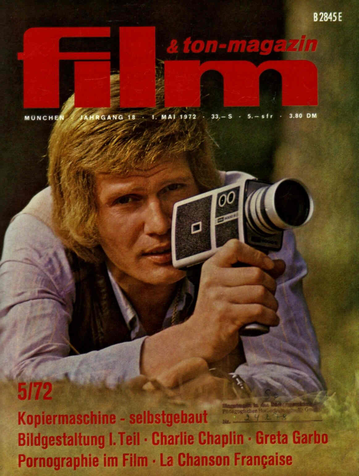FILM UND TON-MAGAZIN magazine side cover May 1972