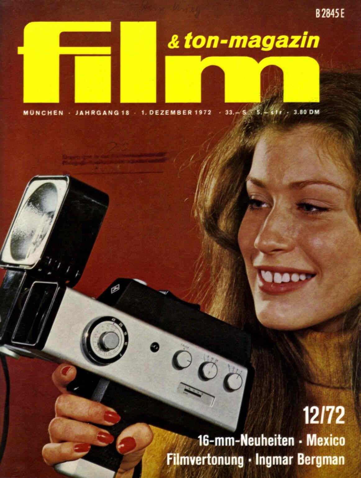 FILM UND TON-MAGAZIN magazine side cover December 1972