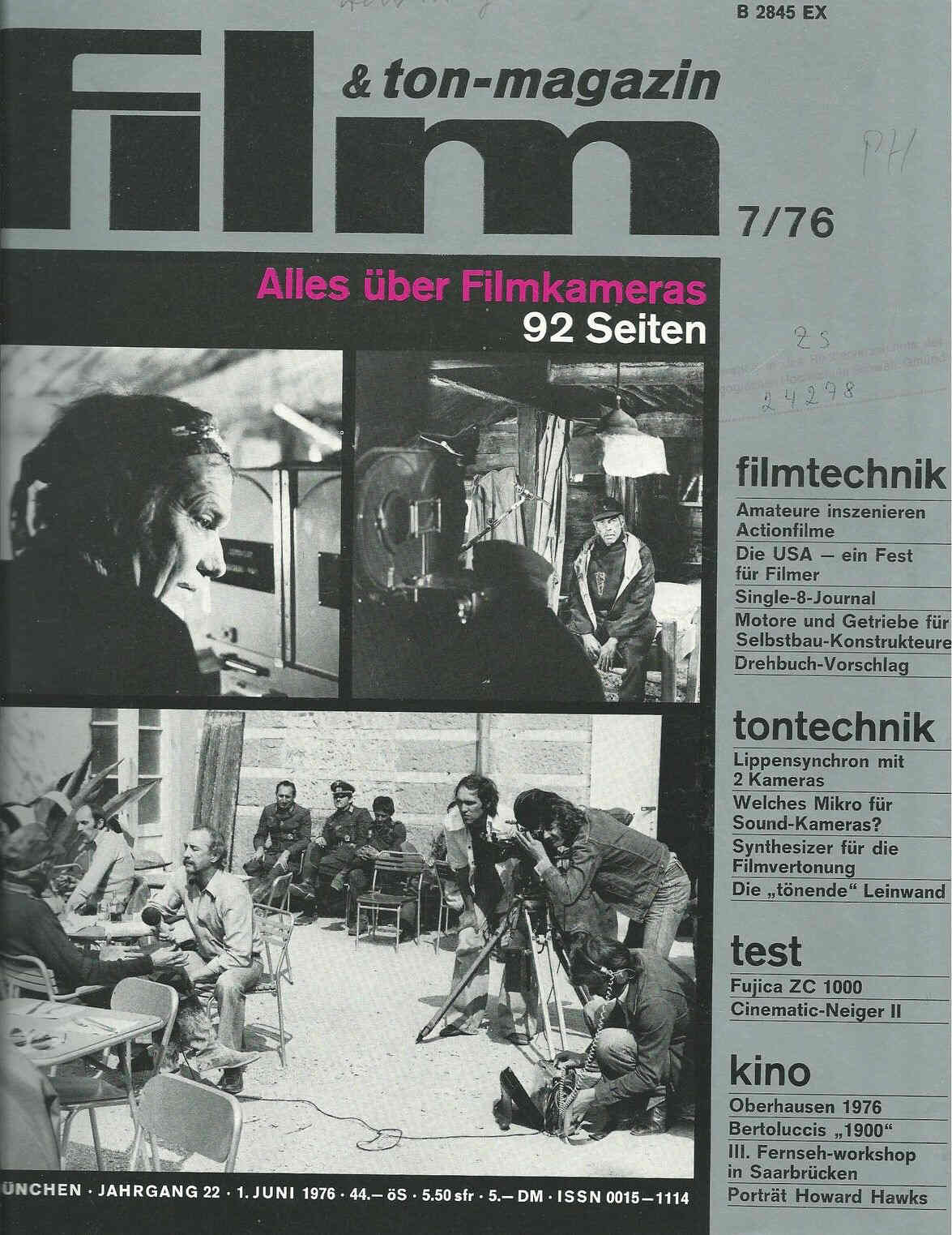 FILM UND TON-MAGAZIN magazine side cover July 1976
