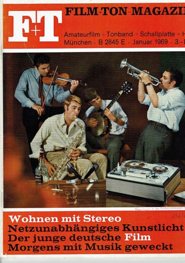 FILM UND TON-MAGAZIN magazine side cover January 1969