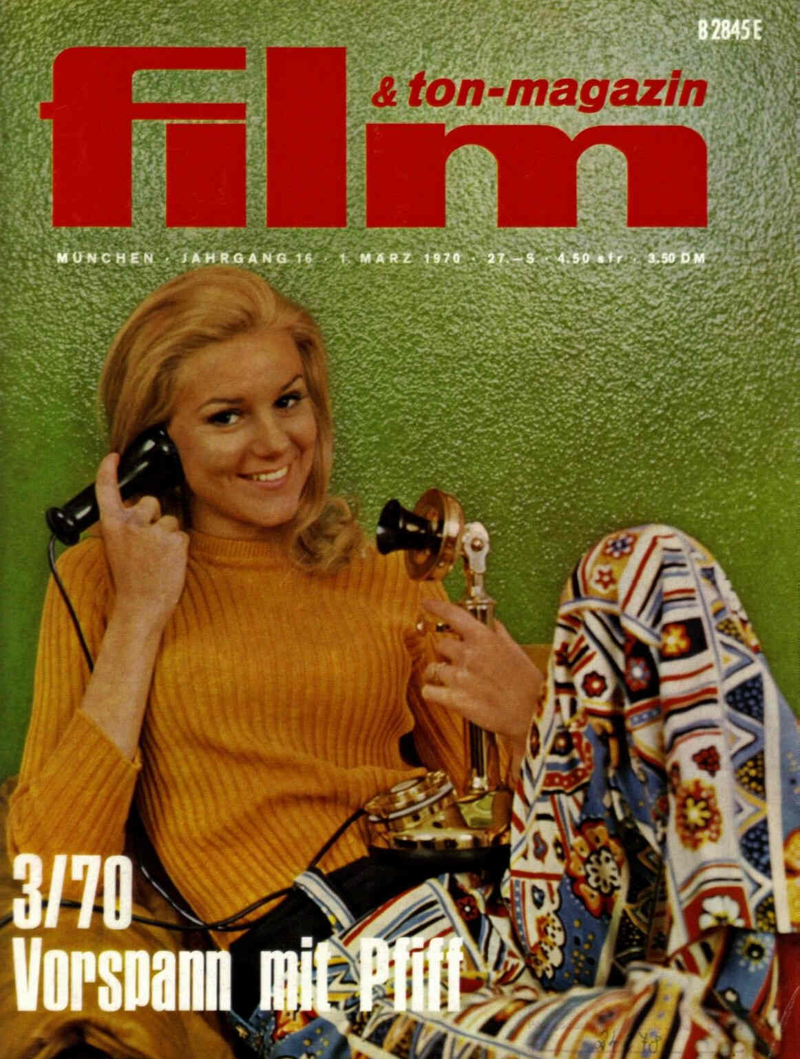FILM UND TON-MAGAZIN magazine side cover March 1970