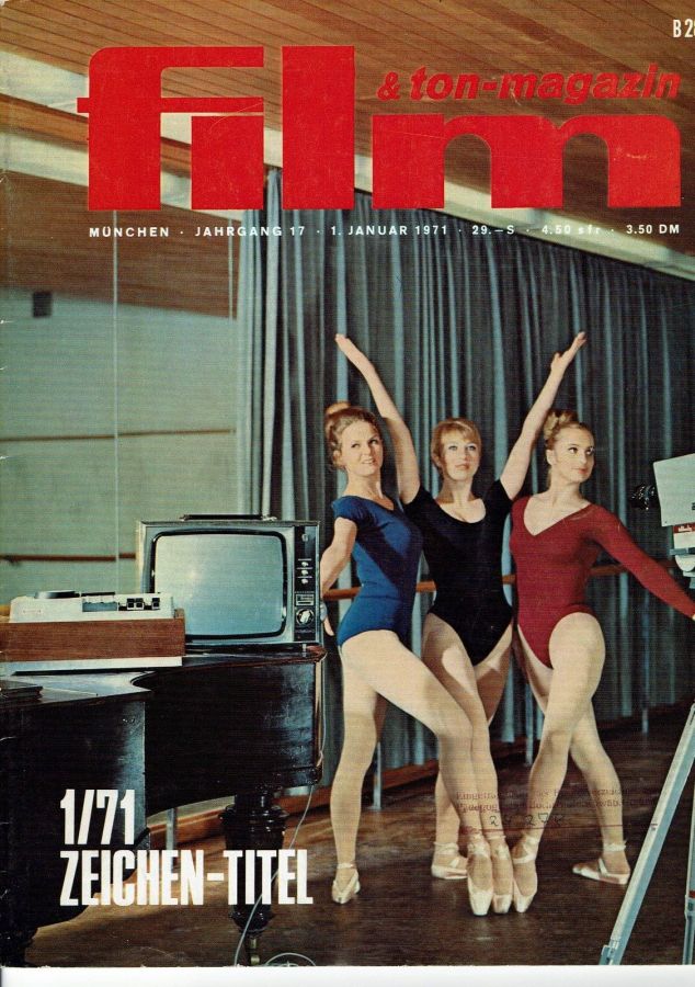 FILM UND TON-MAGAZIN magazine side cover January 1971
