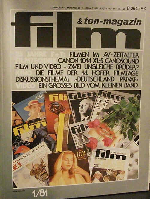 FILM UND TON-MAGAZIN magazine side cover January 1981
