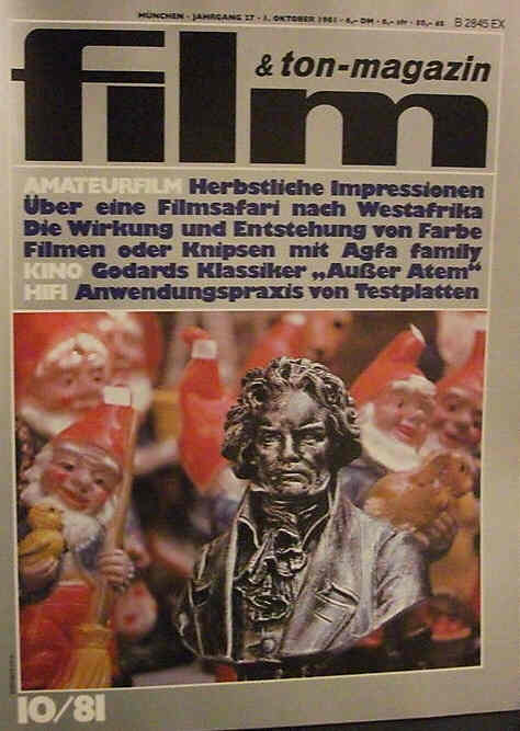 FILM UND TON-MAGAZIN magazine side cover October 1981