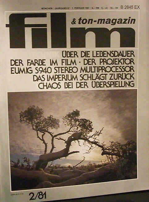 FILM UND TON-MAGAZIN magazine side cover February 1981
