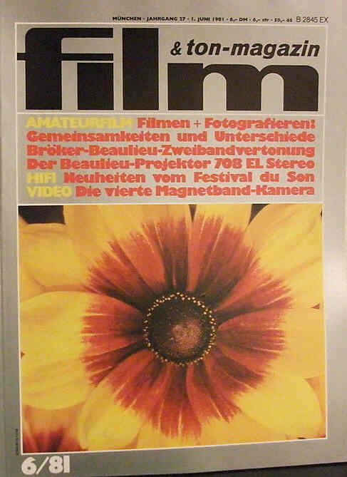 FILM UND TON-MAGAZIN magazine side cover June 1981