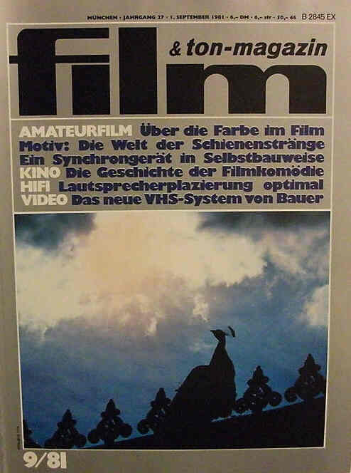 FILM UND TON-MAGAZIN magazine side cover September 1981
