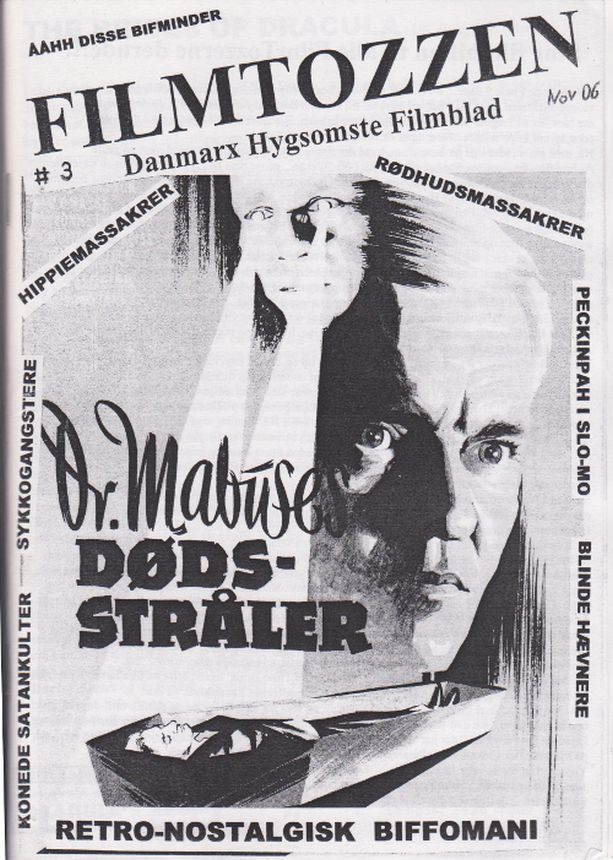 FILMTOZZEN magazine side cover Issue 3 November 2006