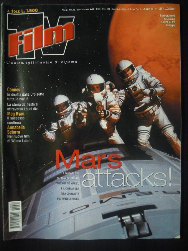 FILM TV magazine side cover Issue 21 21 May 2000