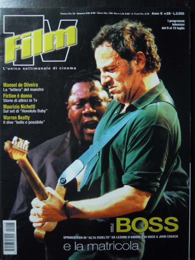 FILM TV magazine side cover Issue 28 9 July 2000
