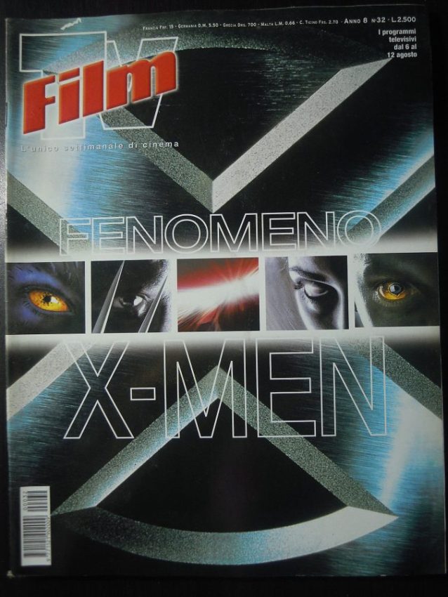 FILM TV magazine side cover Issue 32 6 August 2000