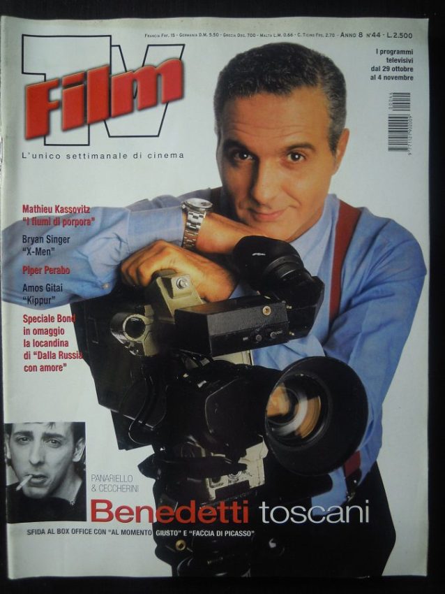 FILM TV magazine side cover Issue 44 29 October 2000