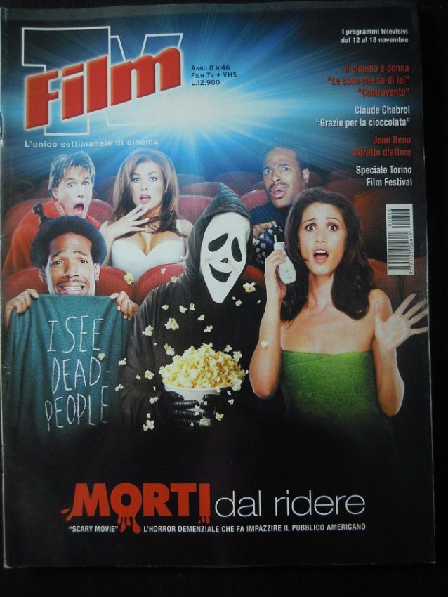 FILM TV magazine side cover Issue 46 12 November 2000