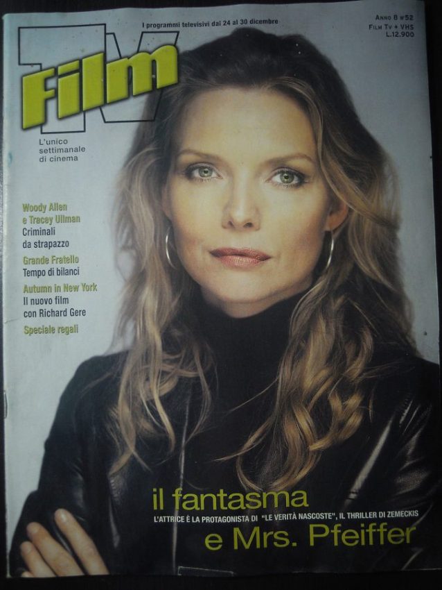 FILM TV magazine side cover Issue 52 24 December 2000