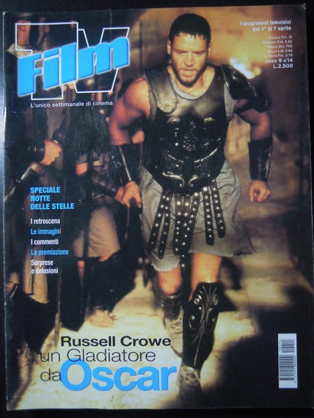 FILM TV magazine side cover Issue 14 1 April 2001