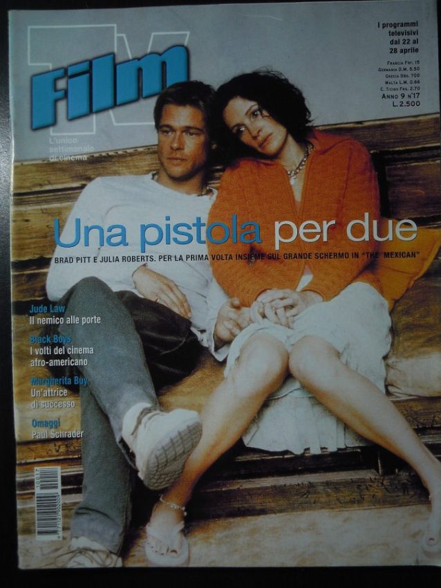 FILM TV magazine side cover Issue 17 22 April 2001