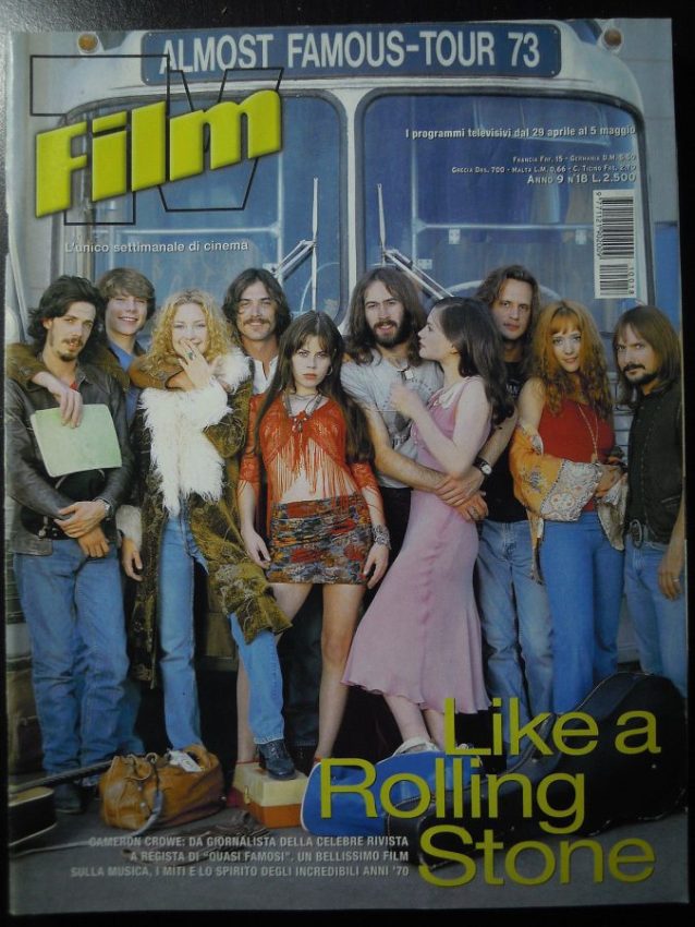 FILM TV magazine side cover Issue 18 29 April 2001