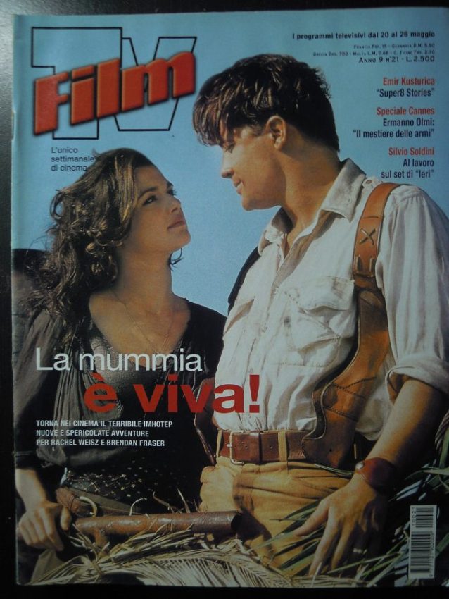 FILM TV magazine side cover Issue 21 20 May 2001