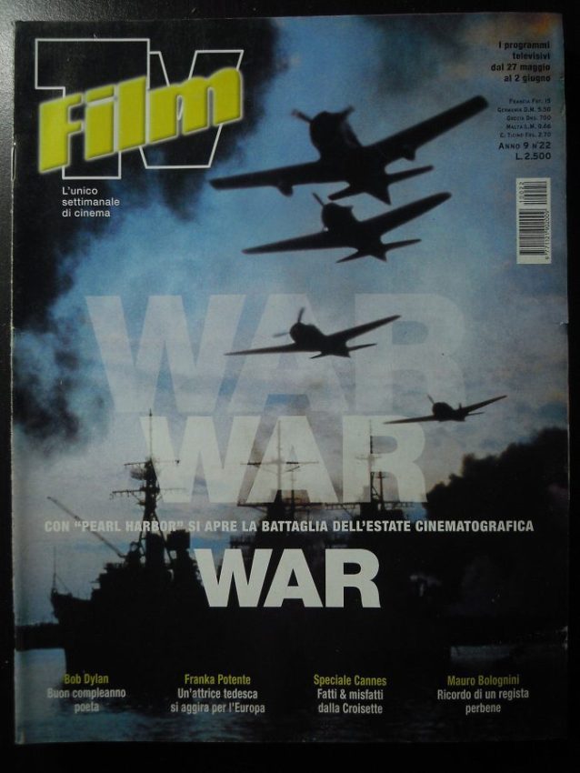 FILM TV magazine side cover Issue 22 27 May 2001