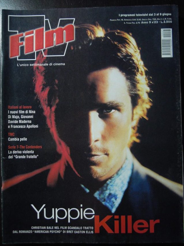 FILM TV magazine side cover Issue 23 3 June 2001