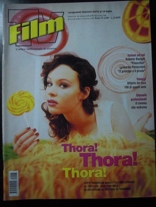 FILM TV magazine side cover Issue 28 8 July 2001