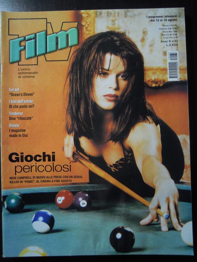 FILM TV magazine side cover Issue 33 12 August 2001