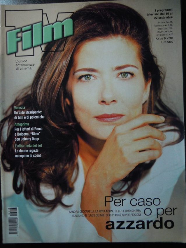 FILM TV magazine side cover Issue 38 16 September 2001